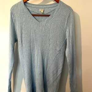 Light blue sweater shirt